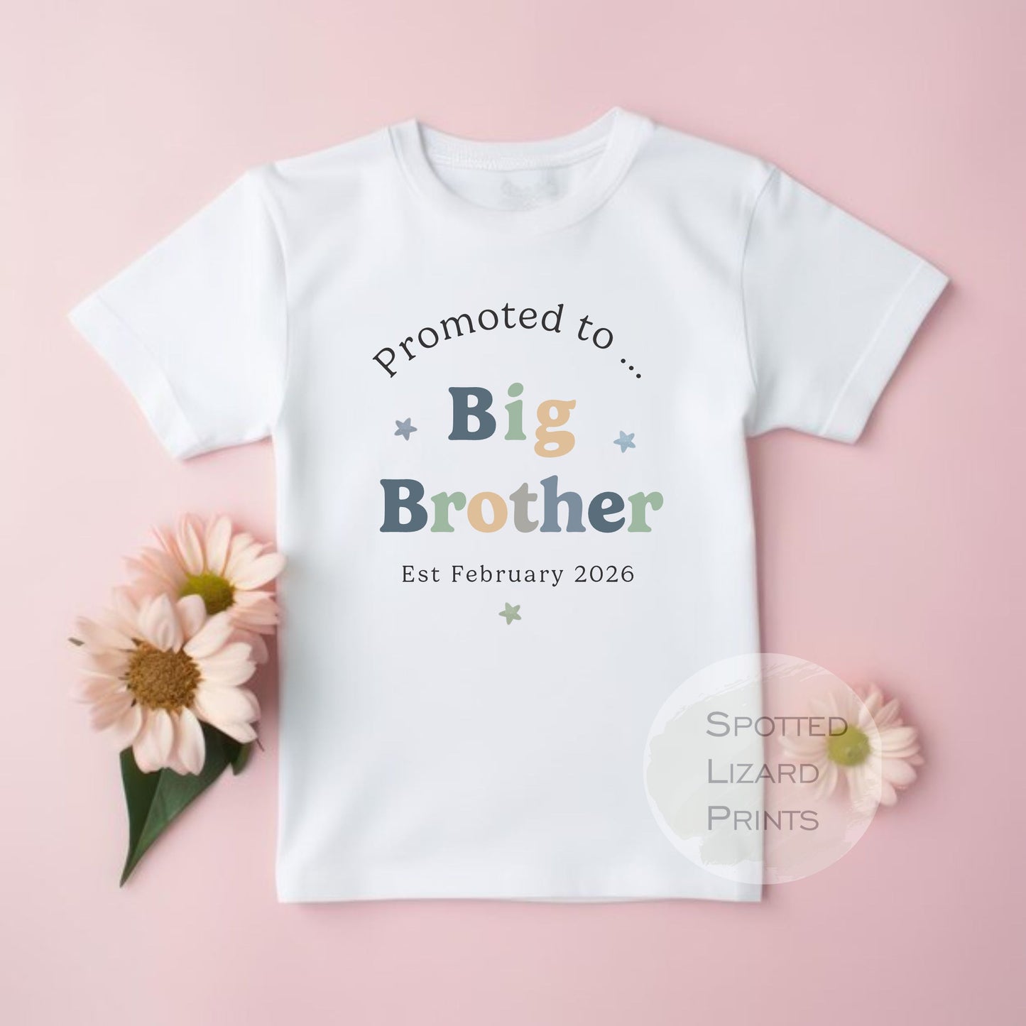 Big Brother Personalised T-shirt | Big Bro Announcement | Big Brother Gift | Sibling Announcement | Promoted to Big Brother
