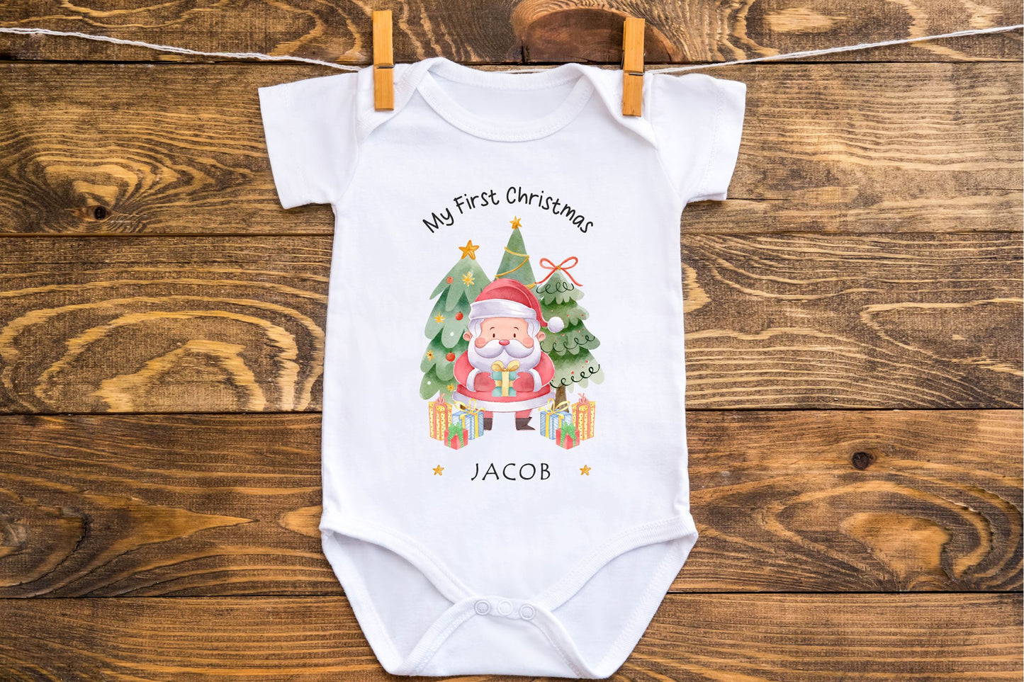 my first christmas baby clothing