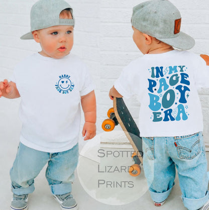 Personalised Page Boy Era Kids T-Shirt, Custom Name Wedding Shirts, Ring Bearer Outfit, Wedding Day Kids Tee, Page Boy Gift, Gift for Kids