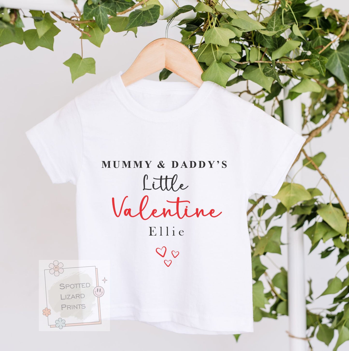 Personalised Mummy & Daddy's Little Valentine Baby Bodysuit, Baby Valentine's Outfit | Valentines Sleepsuit | First Valentine Sweatshirt