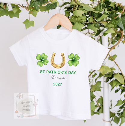 Personalized First St Patrick's Day Baby Outfit | Mo Chéad Lá Fhéile Pádraig Sleepsuit | Irish T-shirt | St Patrick's Day Sweatshirt