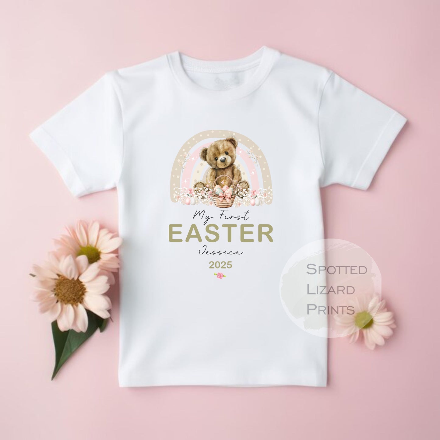 Teddy Easter Babygrow, Easter Sleepsuit, Easter T-shirt, My 1st Easter, My First Easter, Babies first Easter sleepsuit, Easter baby outfit, New baby gift