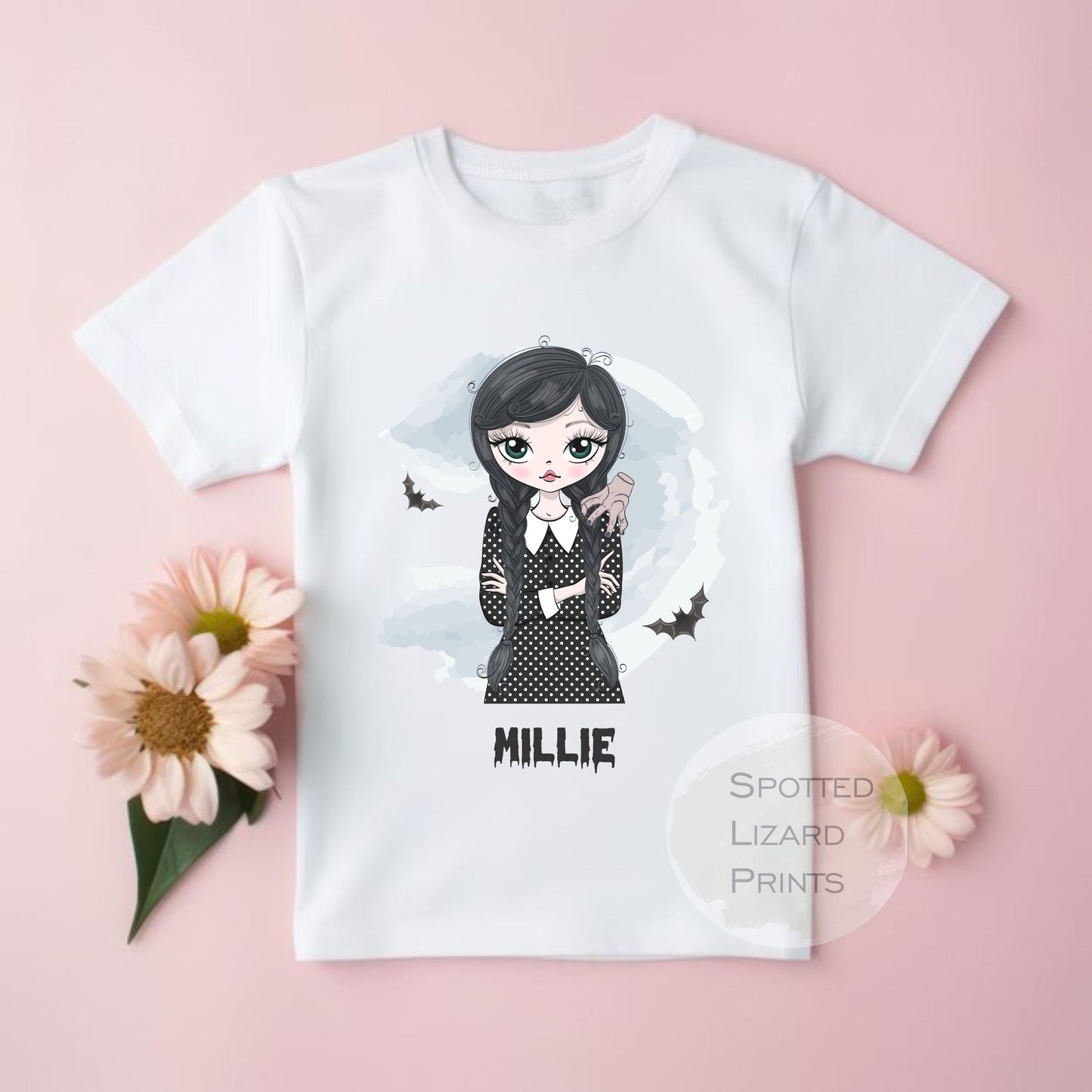 Wednesday Addams personalised T-Shirt