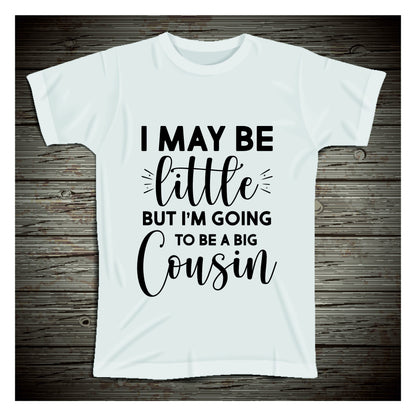 Promoted to Big Cousin Sibling Kids T-Shirt Pregnancy announcement