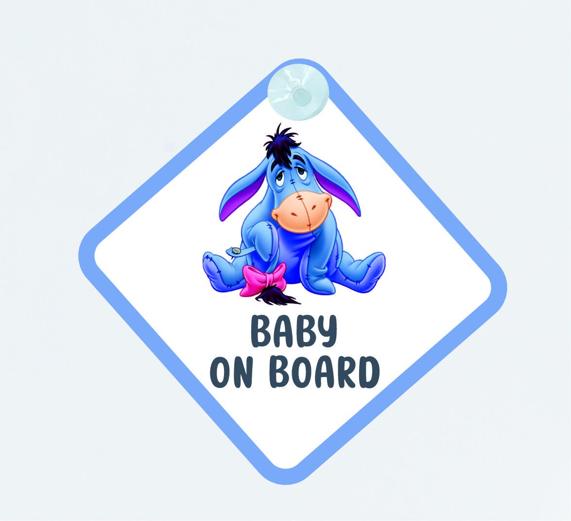 Eeyore - Winnie the Pooh Baby on Board Car Sign - Baby on Board | Child on Board