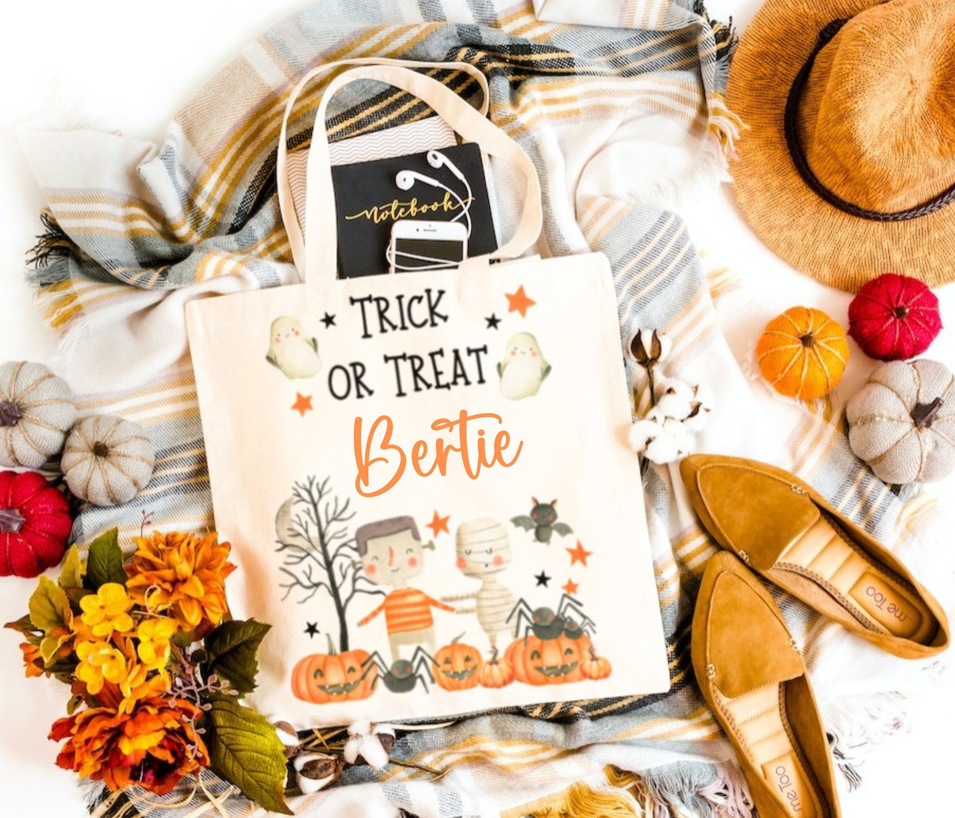 Halloween Gift Bag - Halloween Accessories - Halloween Trick or Treat Bag