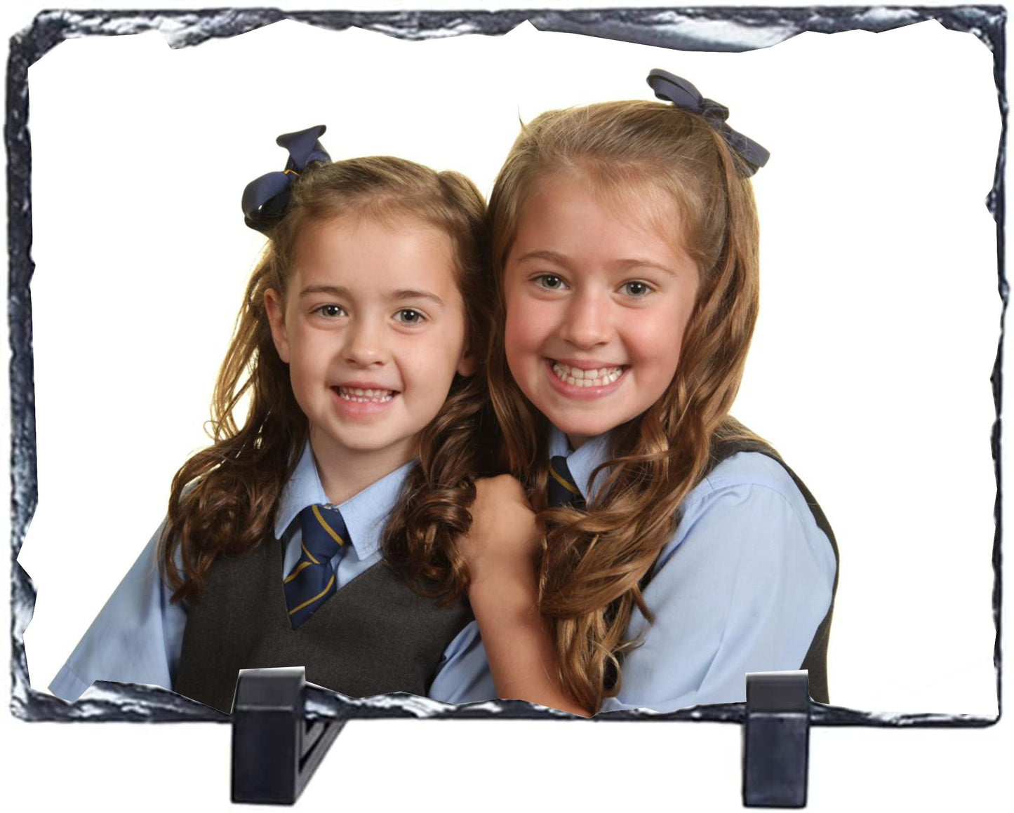 Personalised School Pictures Photo Slate, School Children Photo Slate - Photo Slate Gift - Christmas