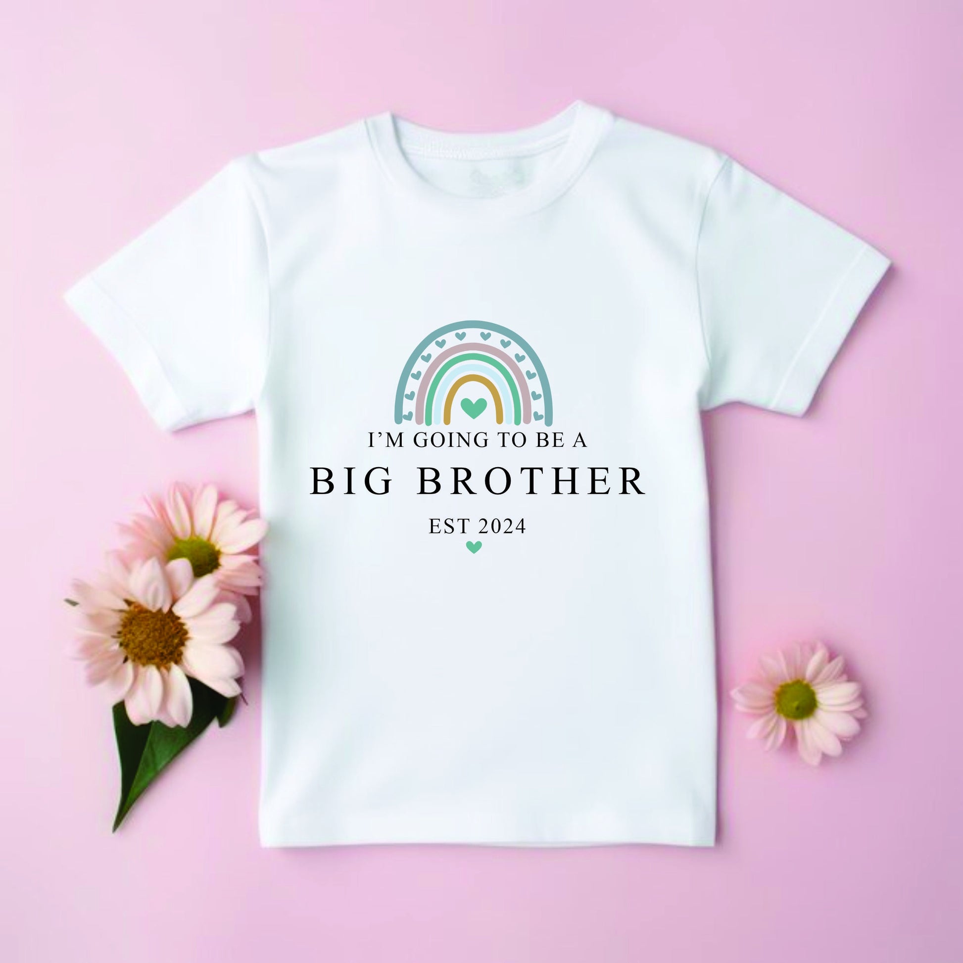 Personalised Big Brother, Big Sister announcement T-shirt - I'm going to be a big brother / brother - Big Brother or Sister announcement