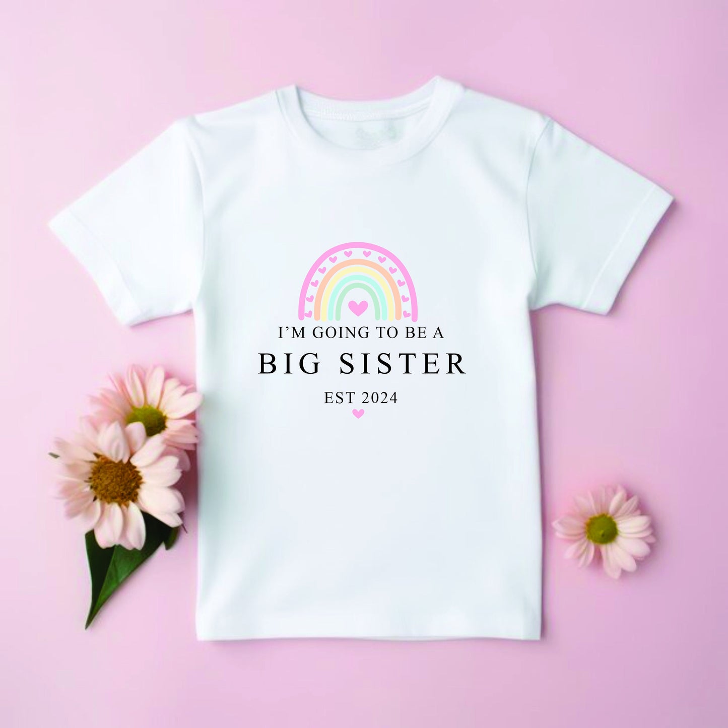 Personalised Big Brother, Big Sister announcement T-shirt - I'm going to be a big brother / brother - Big Brother or Sister announcement