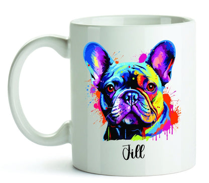 Personalised Colourful Dog Breed Mug / Coaster for Mum / Mummy - Set - Dog Mugs - Mother's Day