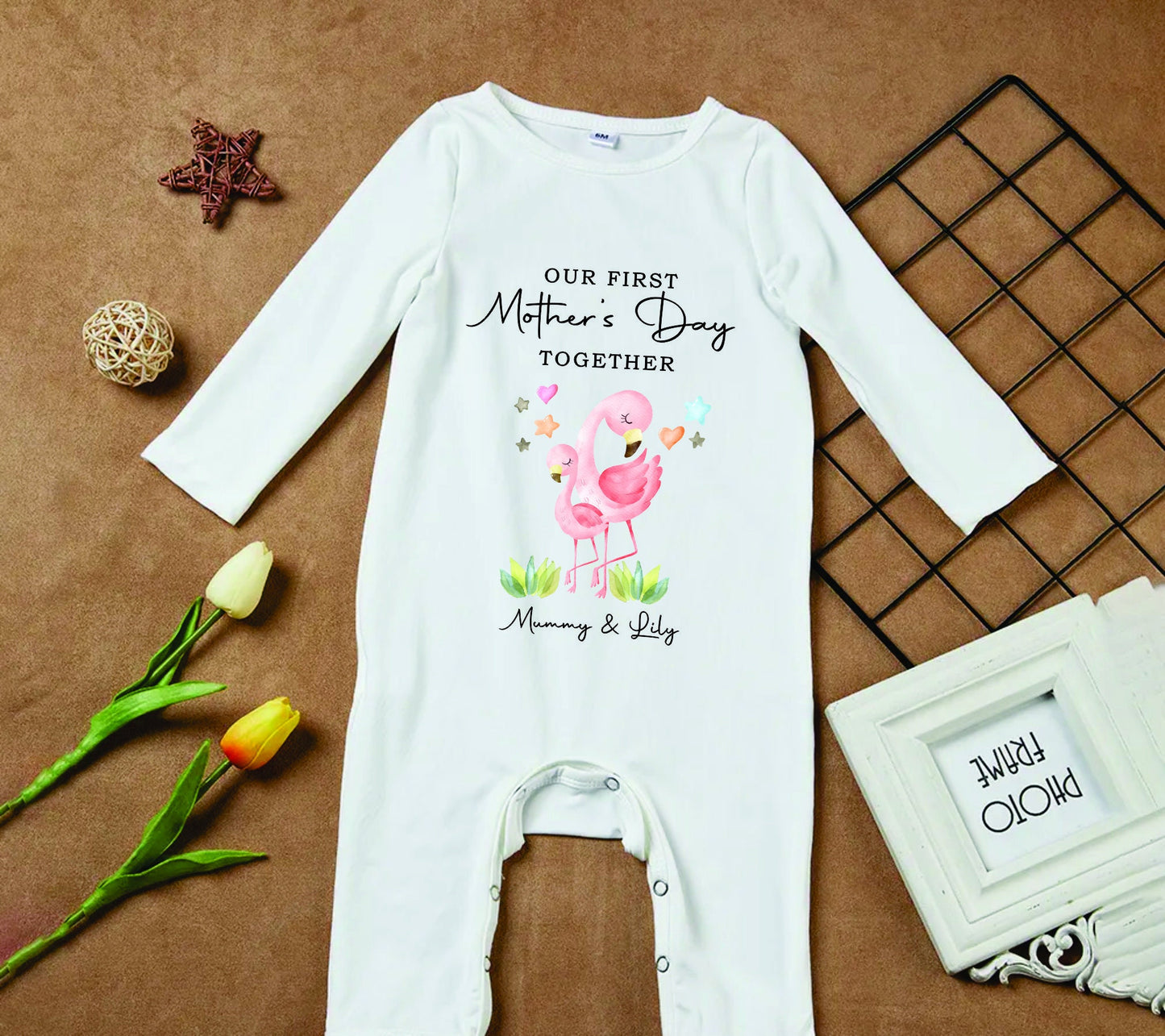 Our First Mother's Day Together Baby Girl Outfit (First Mother's Day 1st Mother's Day Mummy Mum Mother's Day l New Mum Gift | Love My Mum)