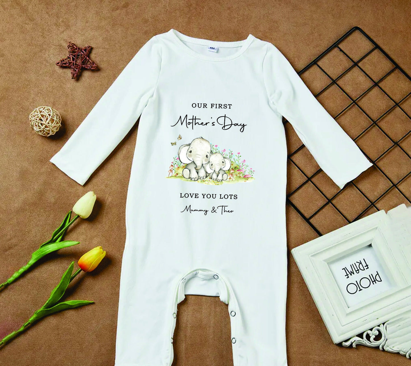 Our First Mother's Day Together Baby Girl Outfit (First Mother's Day 1st Mother's Day Mummy Mum Mother's Day l New Mum Gift | Love My Mum)