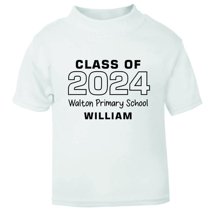 Personalised School Leaver T-shirts | Nursery Leaver T-shirts